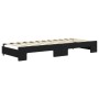 Sofá cama nido terciopelo negro 80x200 cm de vidaXL, Camas y somieres - Ref: Foro24-3196688, Precio: 247,14 €, Descuento: %