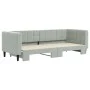 Sofá cama nido terciopelo gris claro 80x200 cm de vidaXL, Camas y somieres - Ref: Foro24-3196684, Precio: 273,54 €, Descuento: %
