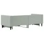Sofá cama nido terciopelo gris claro 80x200 cm de vidaXL, Camas y somieres - Ref: Foro24-3196684, Precio: 273,54 €, Descuento: %