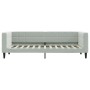 Light gray velvet trundle sofa bed 80x200 cm by vidaXL, Beds and slatted bases - Ref: Foro24-3196684, Price: 249,88 €, Discou...