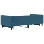 Ausziehbares Schlafsofa aus blauem Samt, 90 x 200 cm von vidaXL, Betten und Lattenroste - Ref: Foro24-3196690, Preis: 249,50 ...