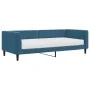 Sofá cama con colchón terciopelo azul 90x200 cm de vidaXL, Camas y somieres - Ref: Foro24-3196666, Precio: 332,87 €, Descuent...