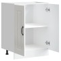 Mueble bajo para fregadero Kalmar blanco brillo 60x46x81,5 cm