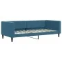 Sofá cama con colchón terciopelo azul 90x200 cm de vidaXL, Camas y somieres - Ref: Foro24-3196666, Precio: 332,87 €, Descuent...