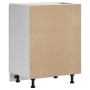 Mueble bajo para fregadero Kalmar blanco brillo 60x46x81,5 cm
