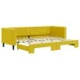 Sofá cama nido terciopelo amarillo 80x200 cm de vidaXL, Camas y somieres - Ref: Foro24-3196689, Precio: 235,14 €, Descuento: %