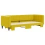 Sofá cama nido terciopelo amarillo 80x200 cm de vidaXL, Camas y somieres - Ref: Foro24-3196689, Precio: 235,14 €, Descuento: %