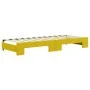 Sofá cama nido terciopelo amarillo 80x200 cm de vidaXL, Camas y somieres - Ref: Foro24-3196689, Precio: 235,14 €, Descuento: %