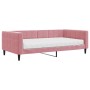 Schlafsofa mit rosa Samtmatratze 100x200 cm von vidaXL, Betten und Lattenroste - Ref: Foro24-3196677, Preis: 360,66 €, Rabatt: %