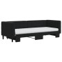 Sofá cama nido con colchón terciopelo negro 80x200 cm de vidaXL, Camas y somieres - Ref: Foro24-3196712, Precio: 427,34 €
