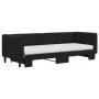 Trundle sofa bed with black velvet mattress 80x200 cm by vidaXL, Beds and slatted bases - Ref: Foro24-3196712, Price: 431,04 ...