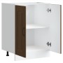 Mueble bajo para fregadero Kalmar roble marrón 60x46x81,5 cm