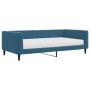 Schlafsofa mit blauer Samtmatratze 100x200 cm von vidaXL, Betten und Lattenroste - Ref: Foro24-3196673, Preis: 341,72 €, Raba...