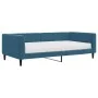 Schlafsofa mit blauer Samtmatratze 100x200 cm von vidaXL, Betten und Lattenroste - Ref: Foro24-3196673, Preis: 369,24 €, Raba...