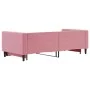 Sofá cama nido terciopelo rosa 90x200 cm de vidaXL, Camas y somieres - Ref: Foro24-3196694, Precio: 249,27 €, Descuento: %