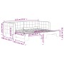 Sofá cama nido terciopelo rosa 90x200 cm de vidaXL, Camas y somieres - Ref: Foro24-3196694, Precio: 253,50 €, Descuento: %