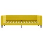 Yellow velvet trundle sofa bed 90x200 cm by vidaXL, Beds and slatted bases - Ref: Foro24-3196696, Price: 273,25 €, Discount: %