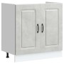 Mueble bajo para fregadero Kalmar gris hormigón 80x46x81,5 cm