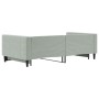 Sofá cama nido terciopelo gris claro 100x200 cm de vidaXL, Camas y somieres - Ref: Foro24-3196698, Precio: 267,51 €, Descuent...