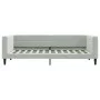 Light gray velvet trundle sofa bed 100x200 cm by vidaXL, Beds and slatted bases - Ref: Foro24-3196698, Price: 267,51 €, Disco...