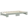 Sofá cama nido terciopelo gris claro 100x200 cm de vidaXL, Camas y somieres - Ref: Foro24-3196698, Precio: 267,51 €, Descuent...
