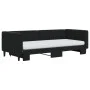Sofá cama nido con colchón terciopelo negro 90x200 cm de vidaXL, Camas y somieres - Ref: Foro24-3196719, Precio: 444,12 €, De...