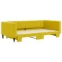 Sofá cama nido terciopelo amarillo 100x200 cm de vidaXL, Camas y somieres - Ref: Foro24-3196703, Precio: 250,41 €, Descuento: %