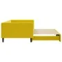 Sofá cama nido terciopelo amarillo 100x200 cm de vidaXL, Camas y somieres - Ref: Foro24-3196703, Precio: 250,41 €, Descuento: %