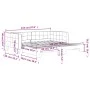 Sofá cama nido terciopelo amarillo 100x200 cm de vidaXL, Camas y somieres - Ref: Foro24-3196703, Precio: 250,41 €, Descuento: %