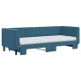 Sofá cama nido con colchón terciopelo azul 80x200 cm de vidaXL, Camas y somieres - Ref: Foro24-3196707, Precio: 450,81 €, Des...