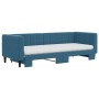 Sofá cama nido con colchón terciopelo azul 80x200 cm de vidaXL, Camas y somieres - Ref: Foro24-3196707, Precio: 414,63 €, Des...