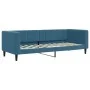 Sofá cama nido con colchón terciopelo azul 80x200 cm de vidaXL, Camas y somieres - Ref: Foro24-3196707, Precio: 450,81 €, Des...