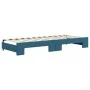 Sofá cama nido con colchón terciopelo azul 80x200 cm de vidaXL, Camas y somieres - Ref: Foro24-3196707, Precio: 450,81 €, Des...