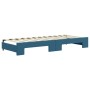 Sofá cama nido con colchón terciopelo azul 80x200 cm de vidaXL, Camas y somieres - Ref: Foro24-3196707, Precio: 414,63 €, Des...