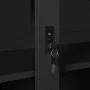 Kleiderschrank mit Schiebetür aus anthrazitfarbenem Stahl 90x40x90 cm von vidaXL, Schließfächer und Lagerschränke - Ref: Foro...