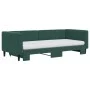 Sofá cama nido con colchón terciopelo verde oscuro 90x200 cm de vidaXL, Camas y somieres - Ref: Foro24-3196717, Precio: 443,1...