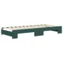 Sofá cama nido con colchón terciopelo verde oscuro 90x200 cm de vidaXL, Camas y somieres - Ref: Foro24-3196717, Precio: 443,1...