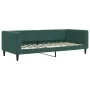 Ausziehbares Schlafsofa aus dunkelgrünem Samt, 90 x 200 cm von vidaXL, Betten und Lattenroste - Ref: Foro24-3196693, Preis: 2...