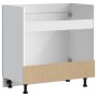 Mueble bajo para fregadero Kalmar roble artesanal 80x46x81,5 cm