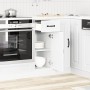Mueble bajo de cocina Kalmar madera de ingeniería blanca