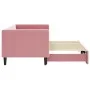 Sofá cama nido terciopelo rosa 80x200 cm de vidaXL, Camas y somieres - Ref: Foro24-3196687, Precio: 244,64 €, Descuento: %