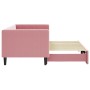 Sofá cama nido terciopelo rosa 80x200 cm de vidaXL, Camas y somieres - Ref: Foro24-3196687, Precio: 266,16 €, Descuento: %
