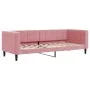 Sofá cama nido terciopelo rosa 80x200 cm de vidaXL, Camas y somieres - Ref: Foro24-3196687, Precio: 244,64 €, Descuento: %