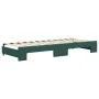 Dark green velvet trundle sofa bed 80x200 cm by vidaXL, Beds and slatted bases - Ref: Foro24-3196686, Price: 242,33 €, Discou...
