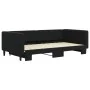 Ausziehbares Schlafsofa aus schwarzem Samt, 100 x 200 cm von vidaXL, Betten und Lattenroste - Ref: Foro24-3196702, Preis: 261...