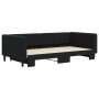 Sofá cama nido terciopelo negro 100x200 cm de vidaXL, Camas y somieres - Ref: Foro24-3196702, Precio: 265,35 €, Descuento: %