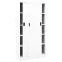 Office cabinet sliding door white steel 90x40x180 cm by vidaXL, Lockers and storage cabinets - Ref: Foro24-335958, Price: 382...