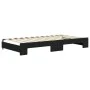 Trundle sofa bed with black velvet mattress 100x200 cm by vidaXL, Beds and slatted bases - Ref: Foro24-3196726, Price: 428,27...