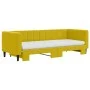 Ausziehbares Schlafsofa mit gelber Samtmatratze 80x200 cm von vidaXL, Betten und Lattenroste - Ref: Foro24-3196713, Preis: 41...