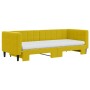 Trundle sofa bed with yellow velvet mattress 80x200 cm by vidaXL, Beds and slatted bases - Ref: Foro24-3196713, Price: 406,94...
